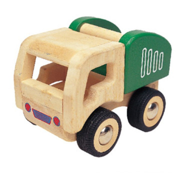 Coche de juguete de madera de cemento de madera para niños